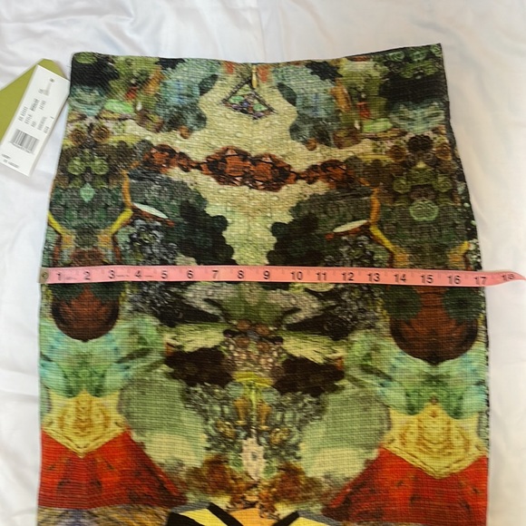 Nicole Miller Artelier Abstract Print Pencil Skirt - Picture 4 of 8